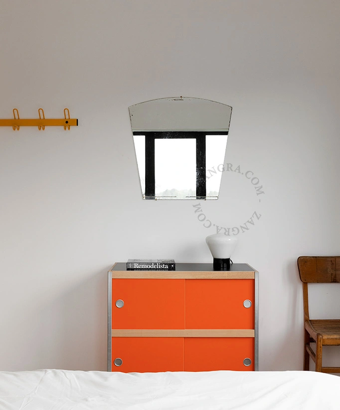 yellow coat rack