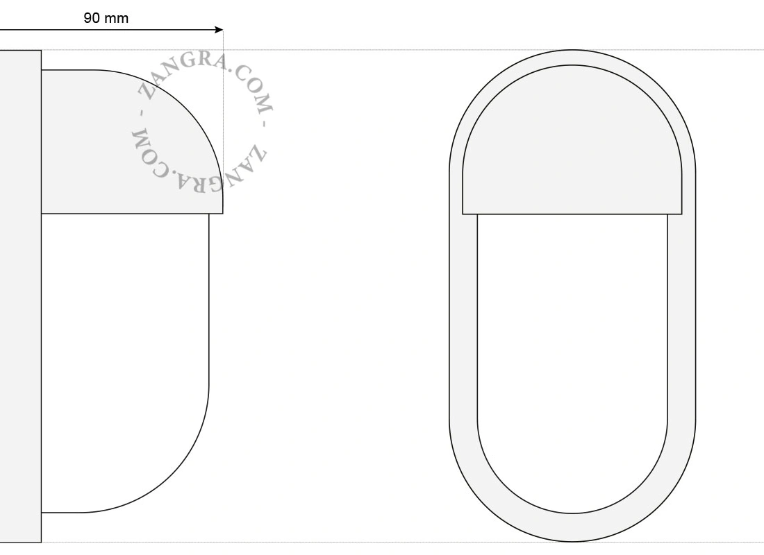 lampe hublot Elise - IP54