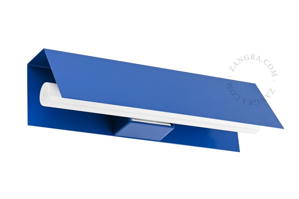 blauwe wandlamp Bram