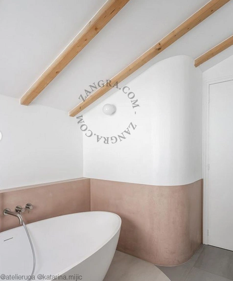 zewnętrzna lub łazienkowa biała porcelanowa lampa ścienna - oprawka Ø 8,5 cm - IP54