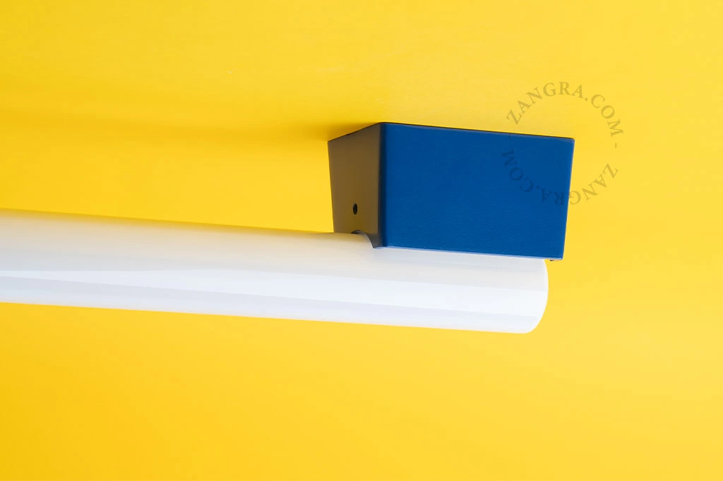 niebieska lampa ścienna lub sufitowa S14s Bill - świetlówka 100cm