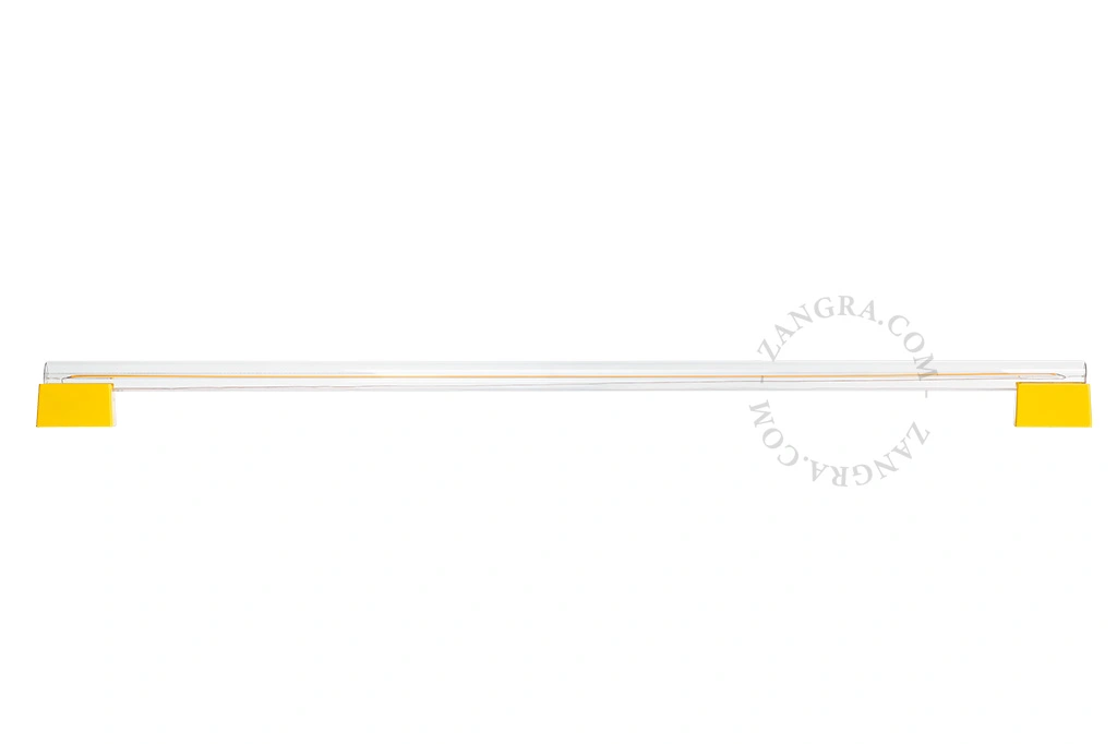 yellow wall or ceiling light S14s  - stick bulb - 100 cm