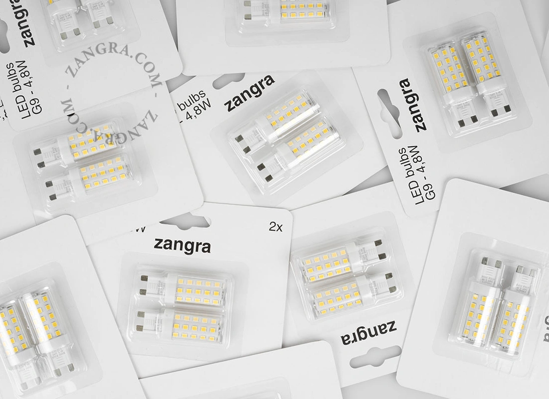 2x LED 4.8W dæmpbar G9