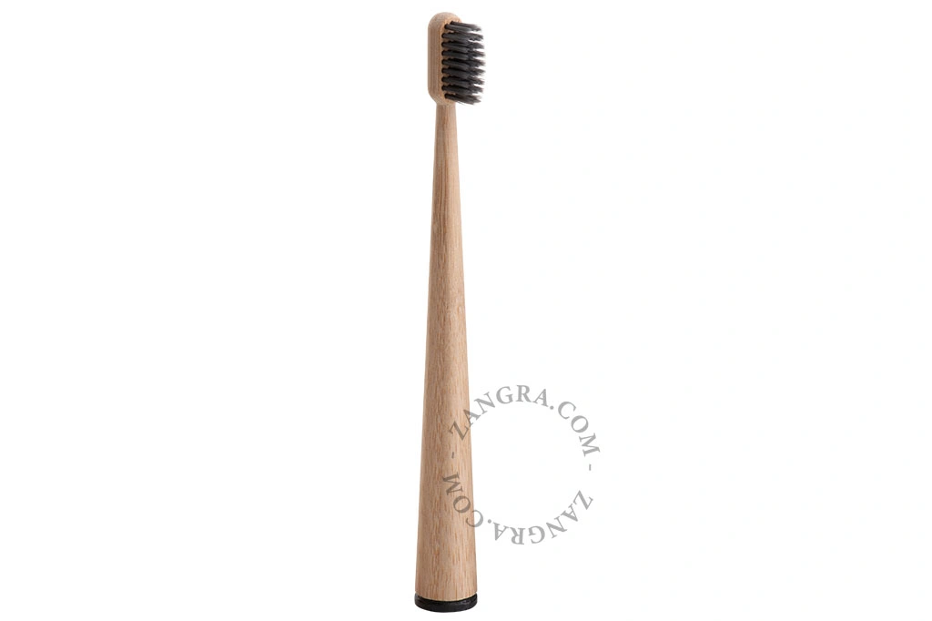self standing bamboo toothbrush