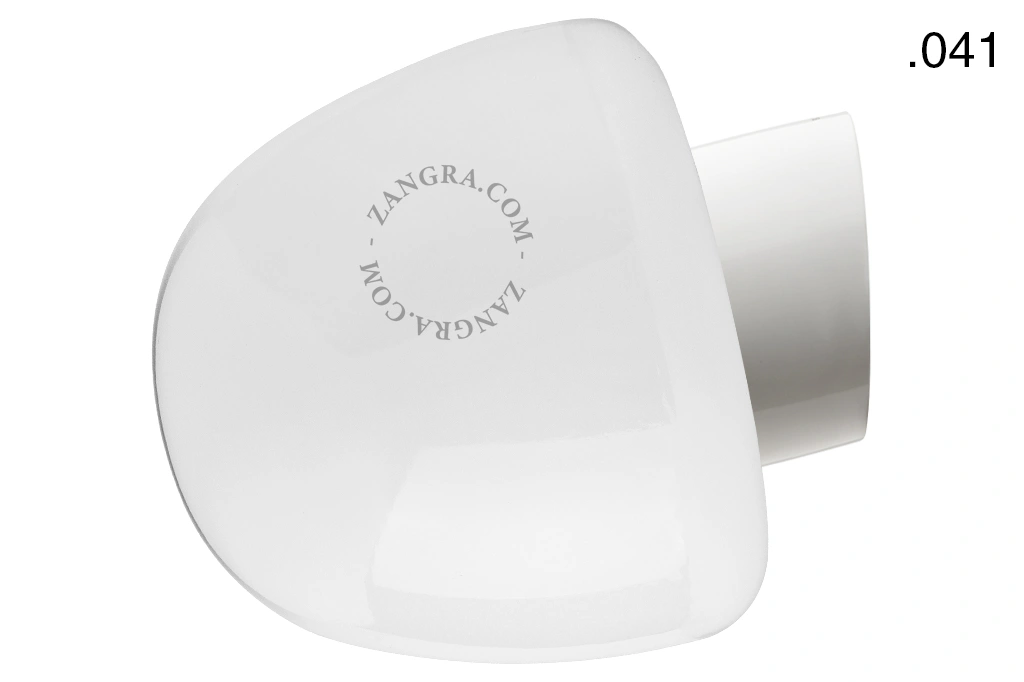 badeværelse væglampe i porcelæn med glasskærm – Ø 10cm - IP54