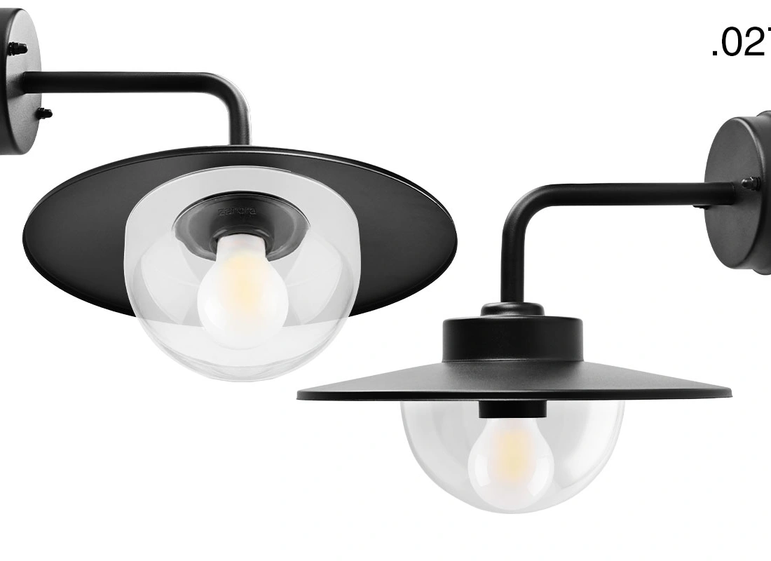 black wall light Eduardo - IP54