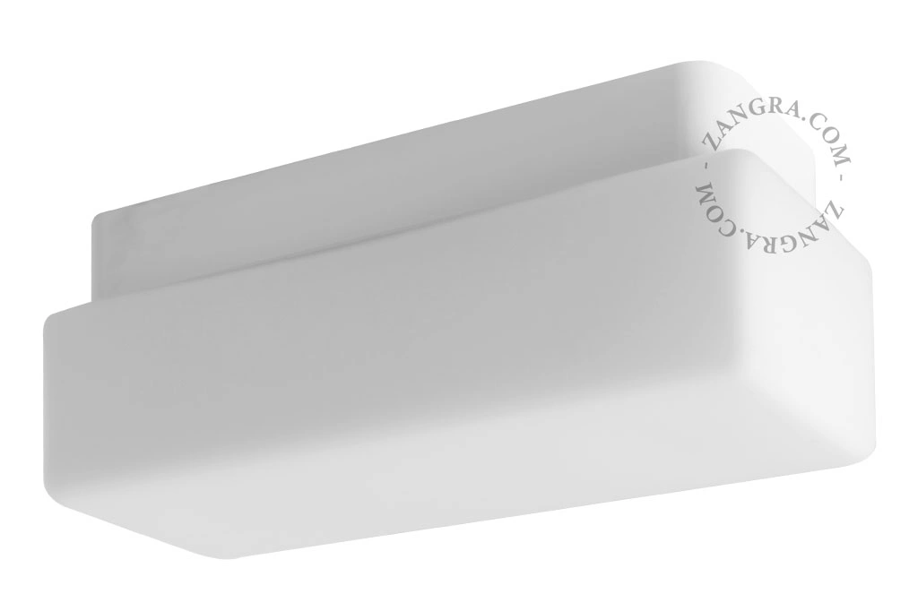 badeværelse lampe i blæst glas – 22,5cm - IP43