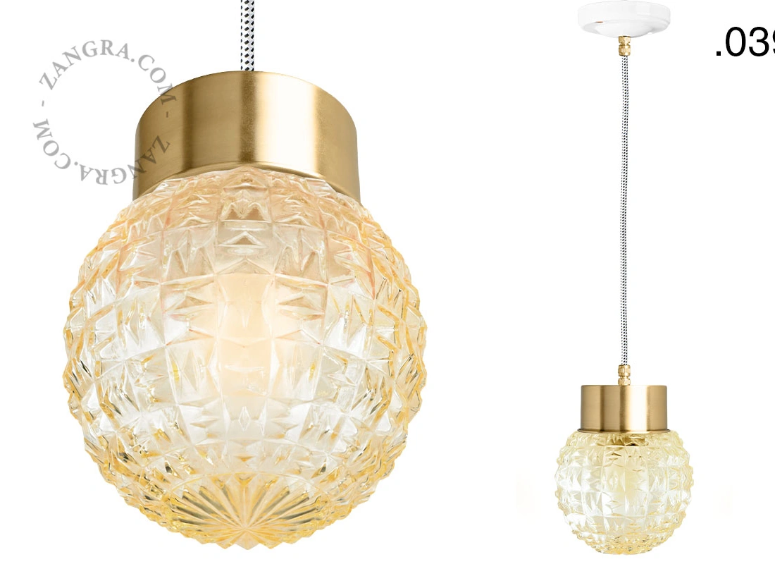 brass pendant light Celestine