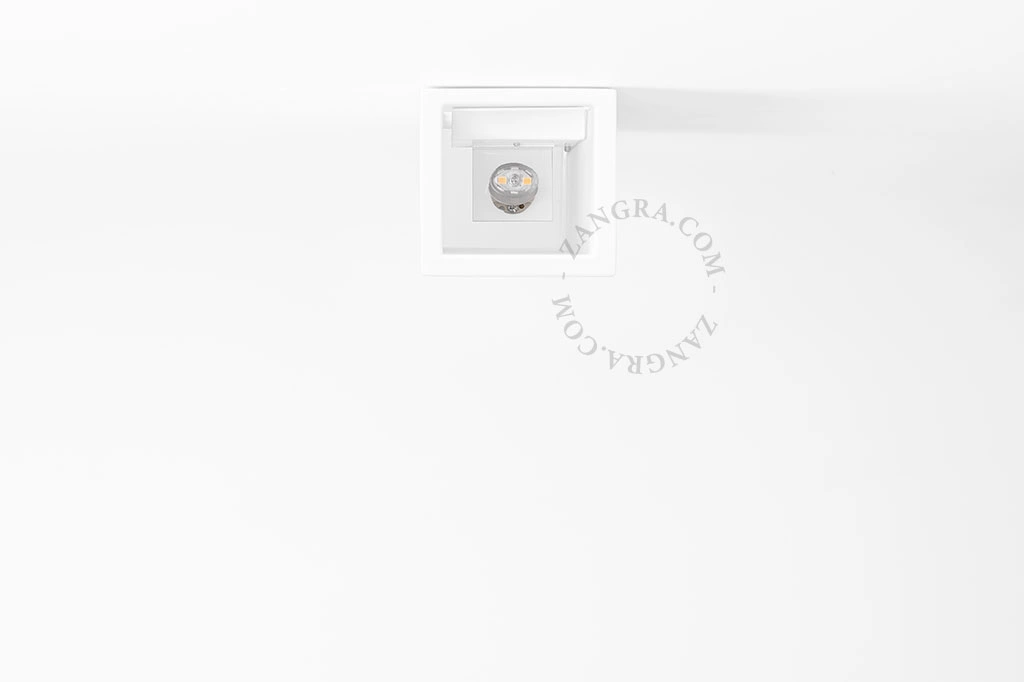 paintable plaster up & down wall light Carlos - 22 cm