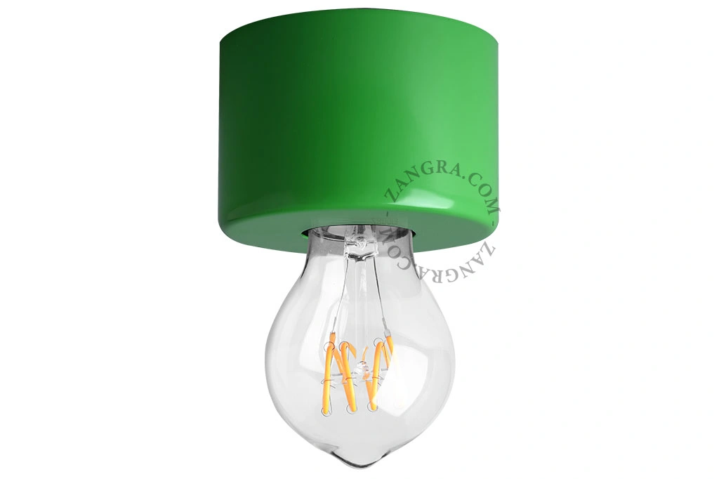 groene wand- of plafondlamp - Ø 8,5 cm