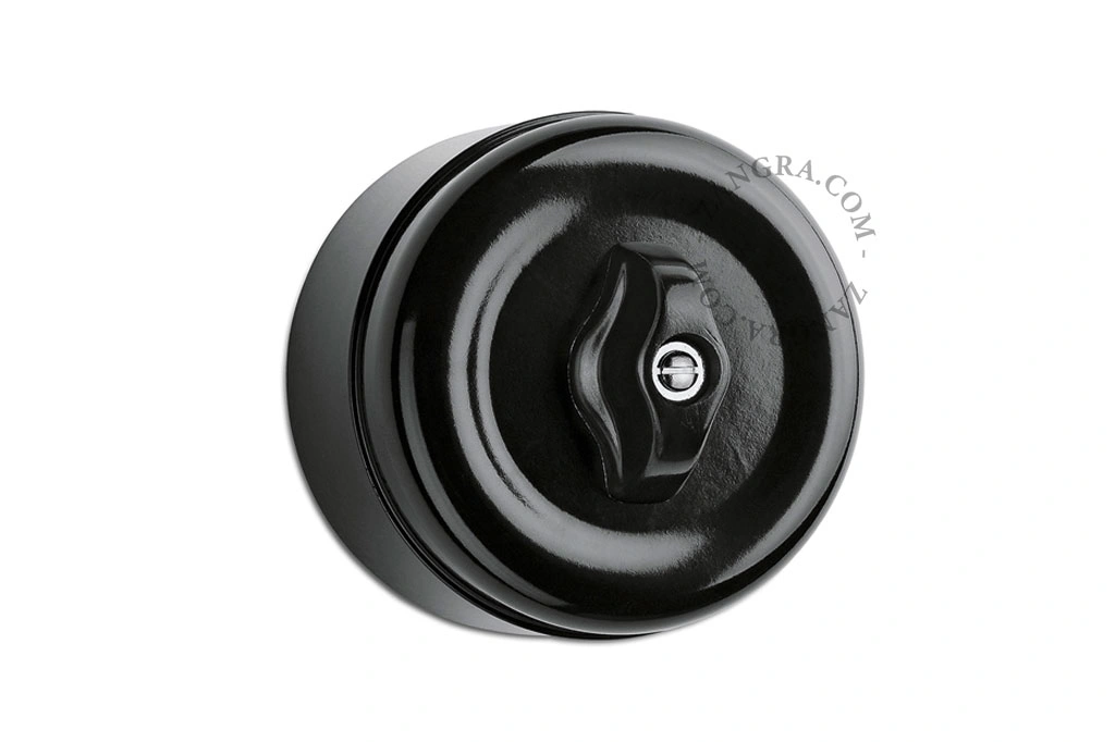 surface mount black bakelite over-centre rotary intermediate switch