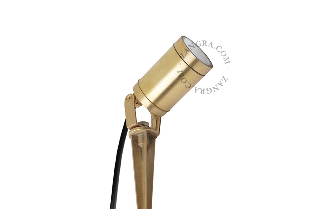 zewnętrzna mosiężna lampa - spotlight - IP65