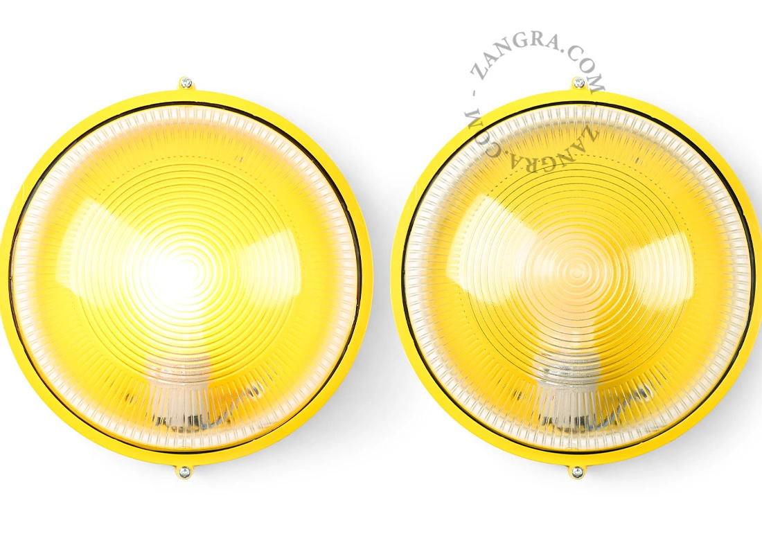 candeeiro exterior amarelo Dot - IP54