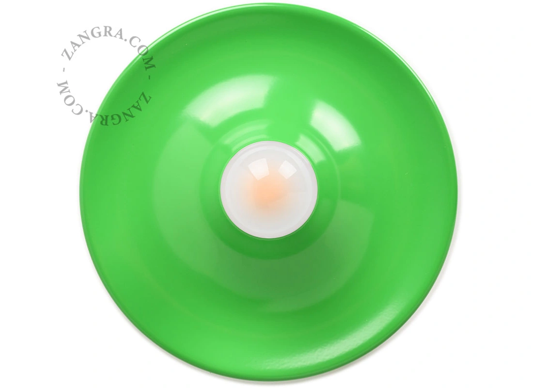 grön Space Age lampa Eli - Ø 26 cm