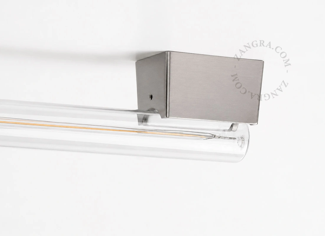 złota lampa ścienna lub sufitowa S14s Bill - świetlówka 100cm