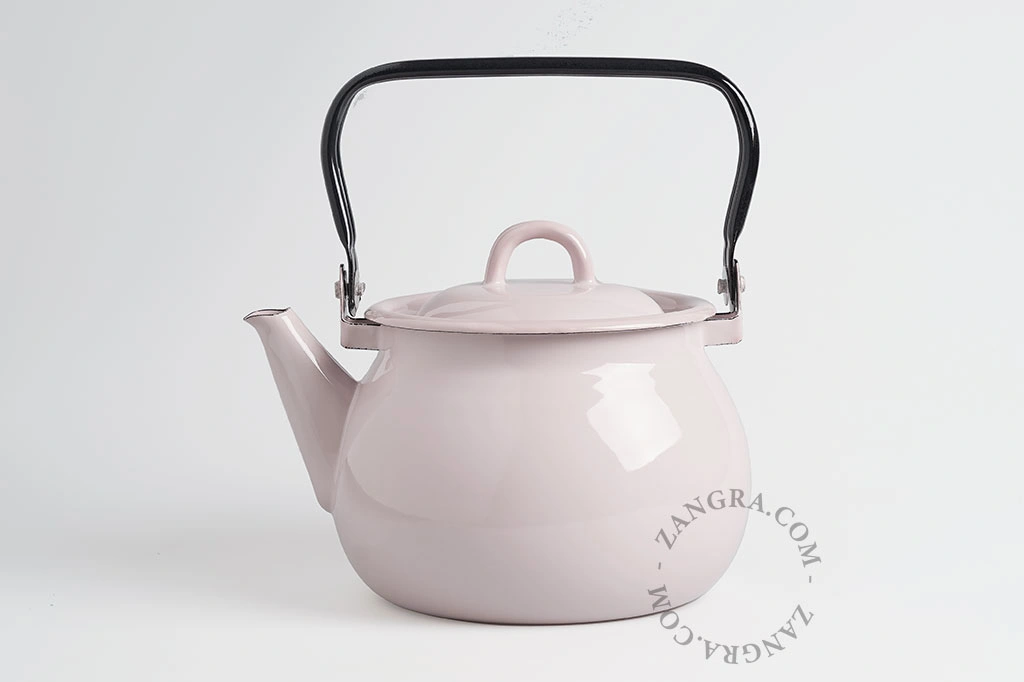 hervidor esmaltado 2,5 l - rosa
