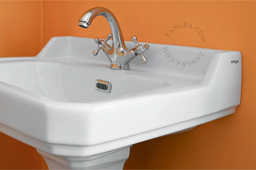 grifo de lavabo Cicero con asas en cruz