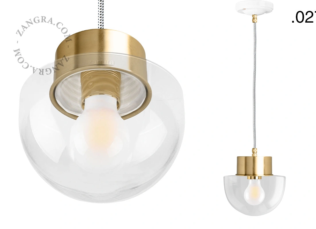 brass pendant light Celestine