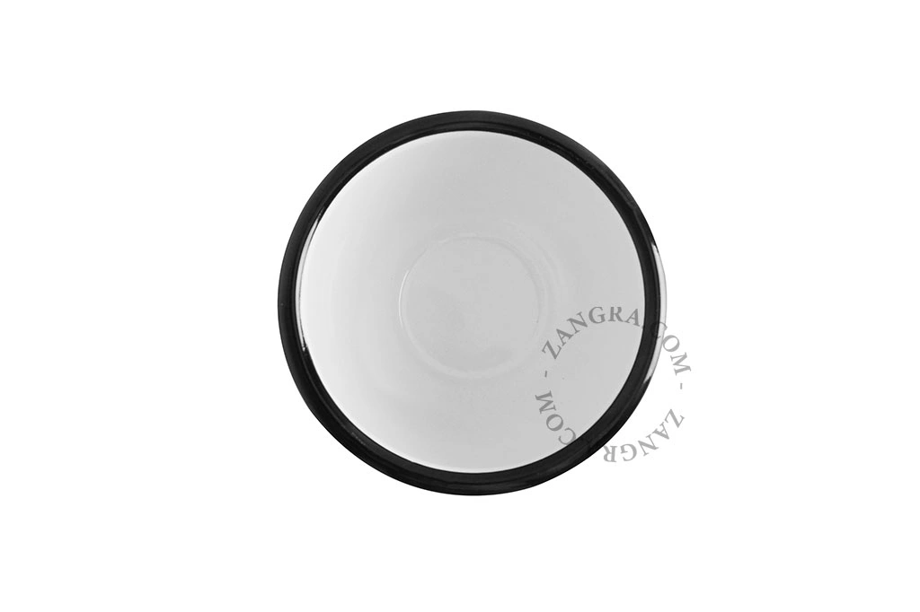 bol en émail vert - Ø 10 cm