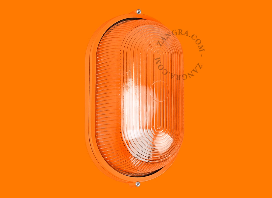 candeeiro exterior laranja Dijon - IP54