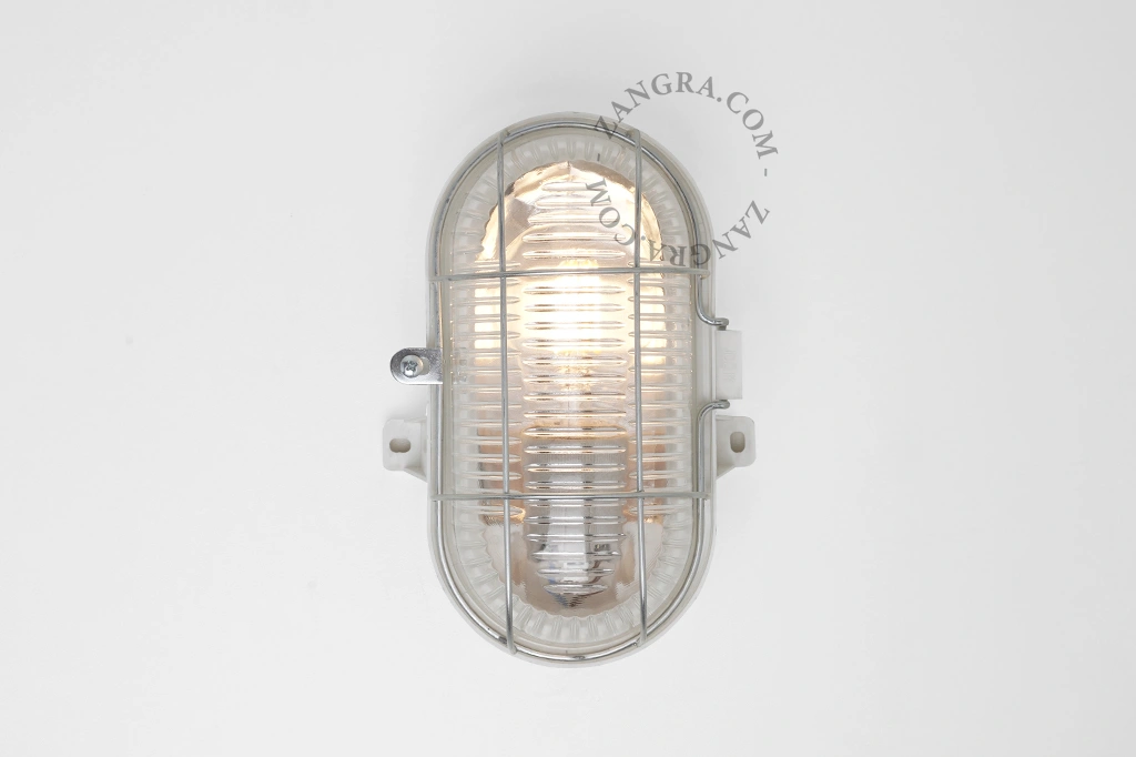 udendørs hvidt bakelit-skotlampe - IP54
