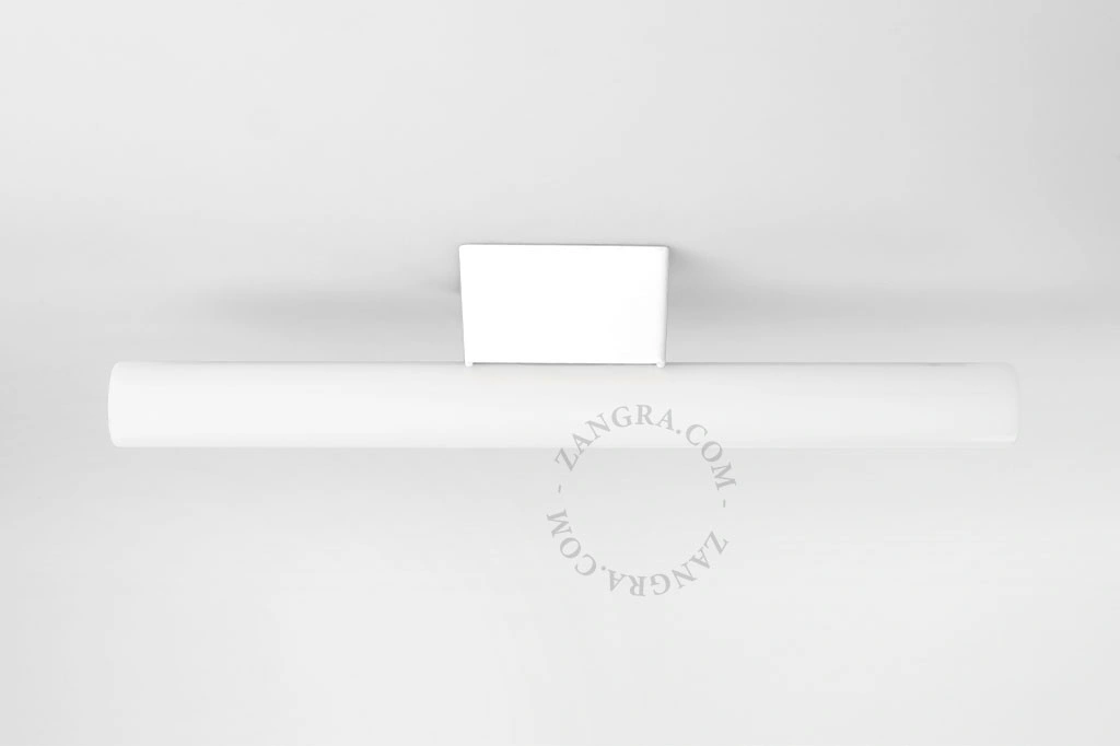 applique ou plafonnier S14d blanc - 30 cm