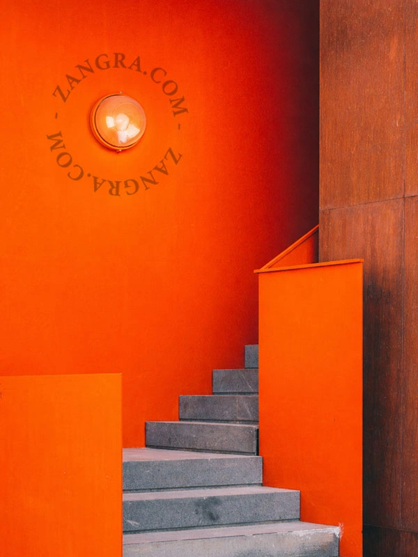 candeeiro exterior laranja Dot - IP54