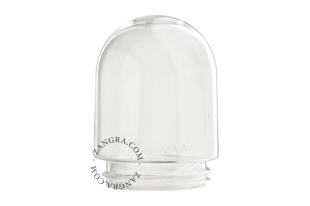 gennemsigtig glas lampeskærm