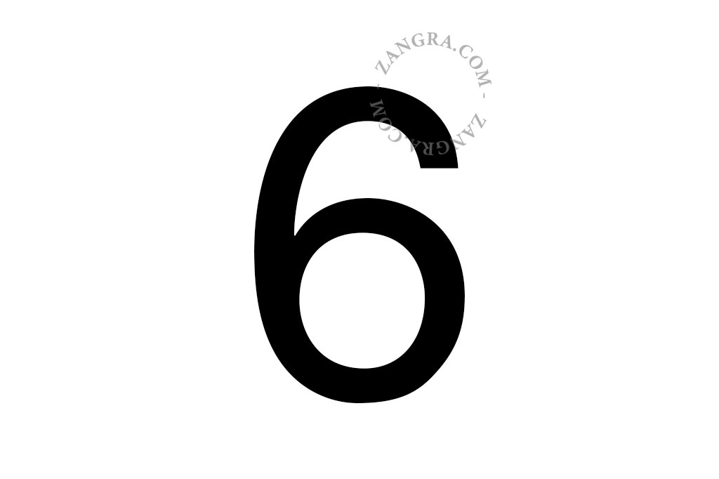 adhesive numbers - 0 to 9
