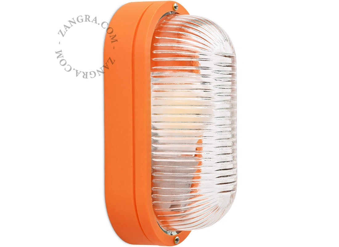 pomarańczowa wodoodporna lampa Dalida – IP44