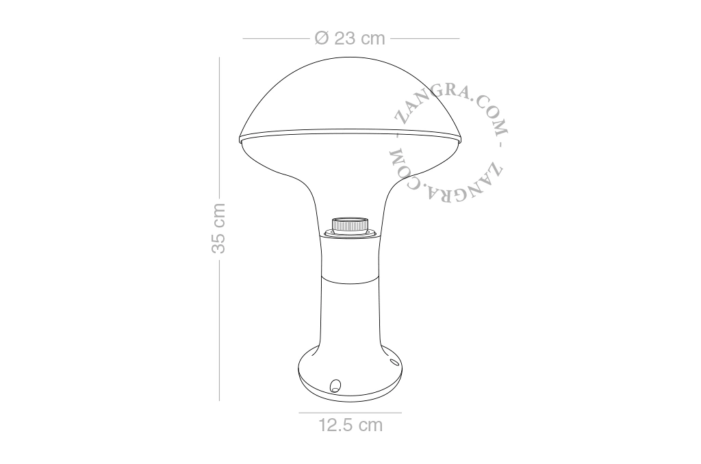 grüne Lampe für Gartenwege Betty- IP44