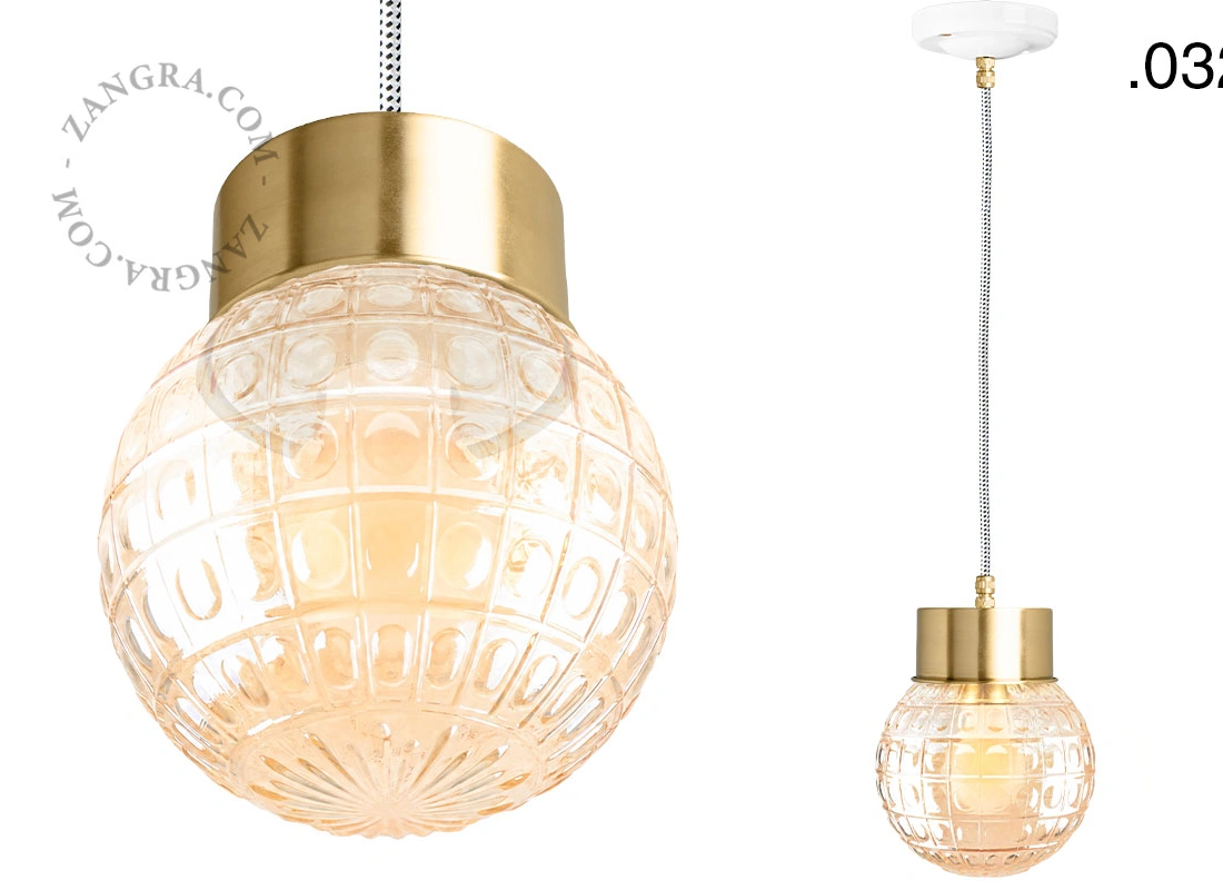 brass pendant light Celestine