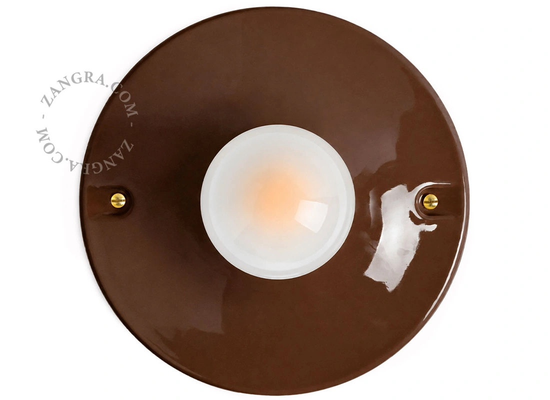 brown porcelain lamp Dali