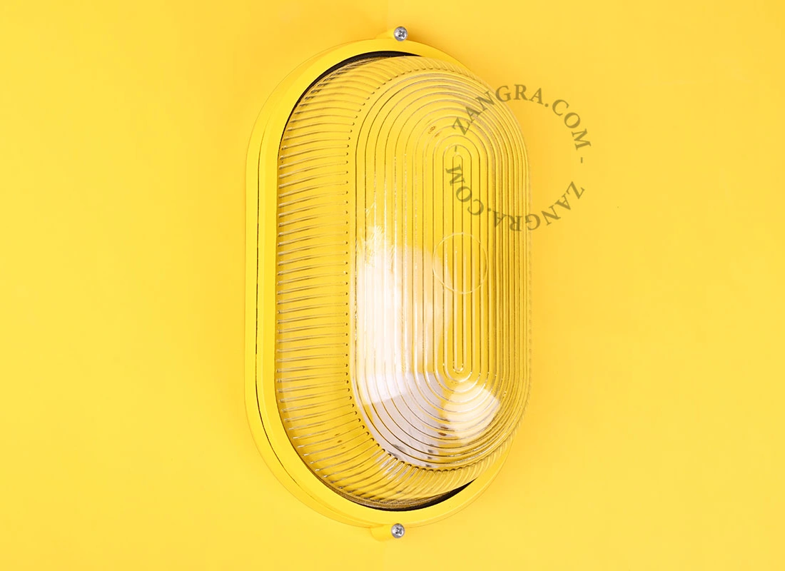 candeeiro exterior amarelo Dijon - IP54