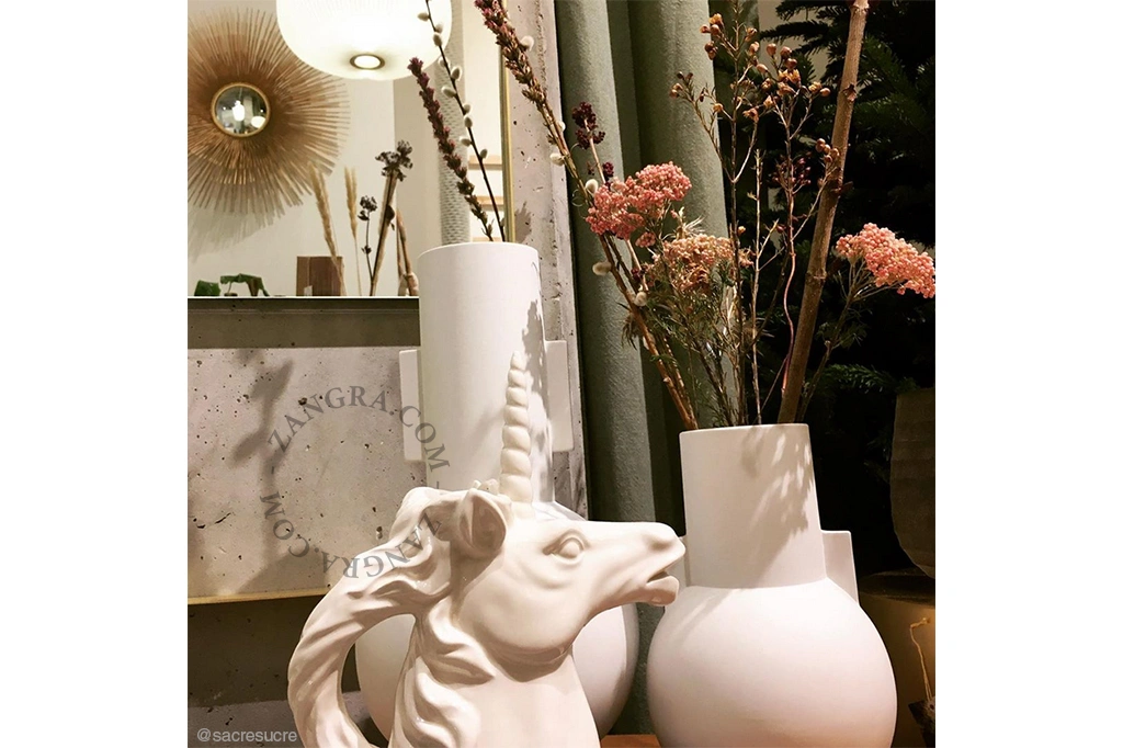 ceramic unicorn pitcher