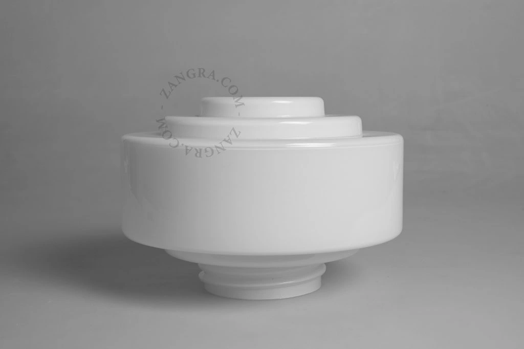 abat-jour en verre opale
