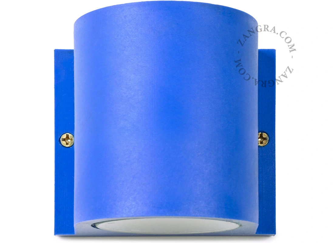 niebieska lampa ścienna Elias - IP44