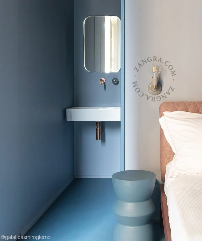 applique ou plafonnier orientable en porcelaine blanche