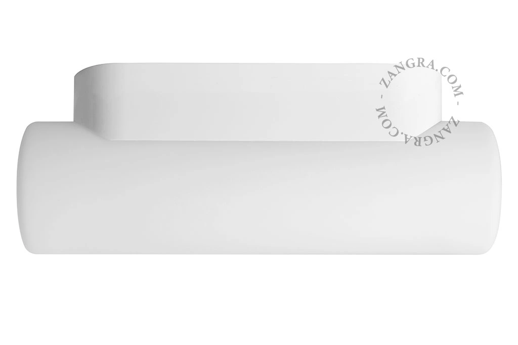 Leuchte aus geblasenem Glas für den Außenbereich oder das Badezimmer – 28 cm - IP43