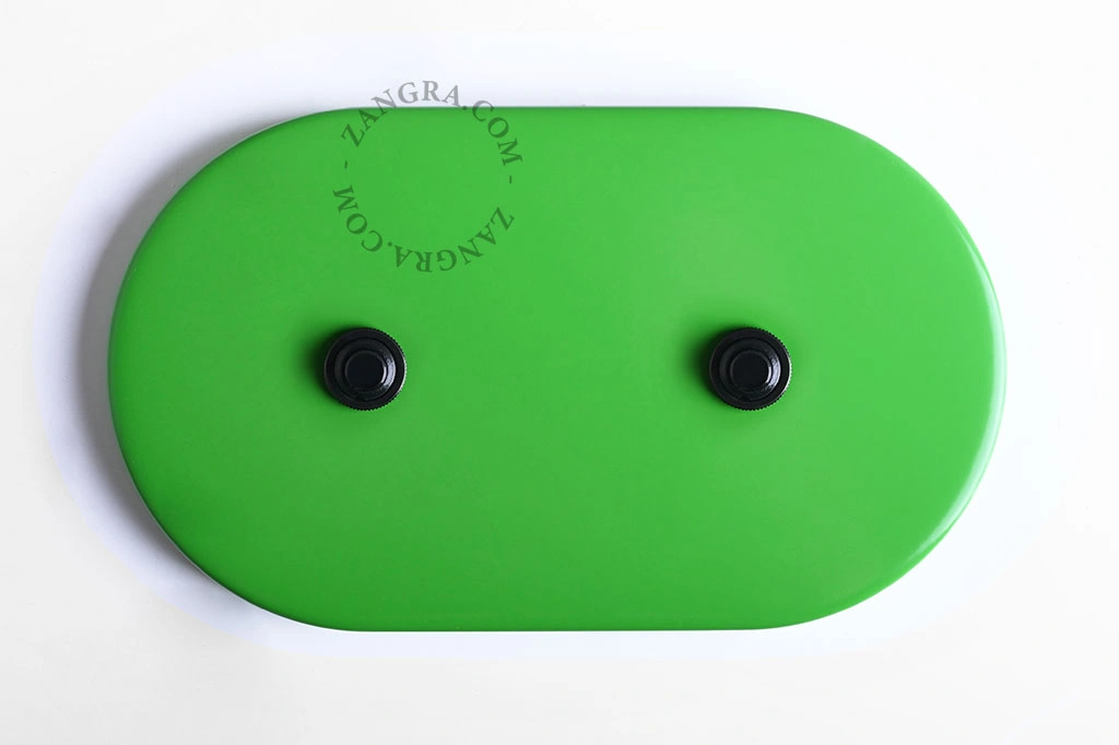 interruttore verde - doppi pulsanti neri