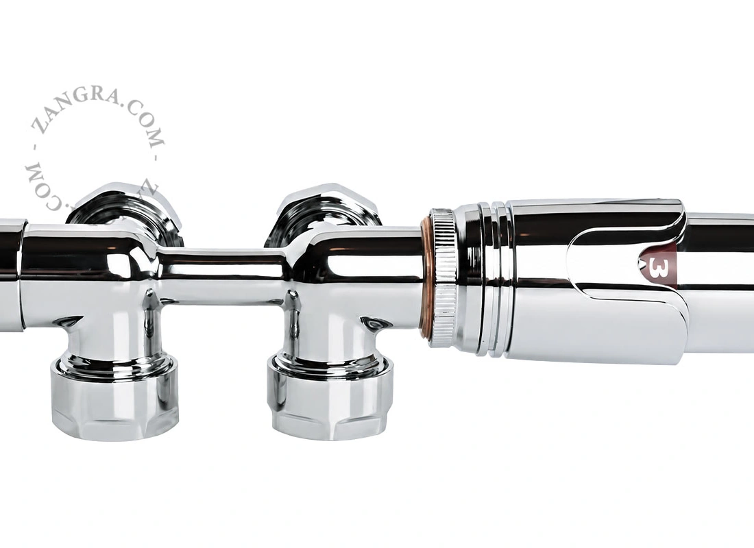 Thermostatic Radiator Valve Set - 1/2" x 16mm