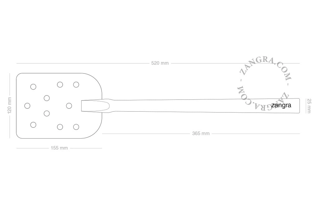 leather fly swatter