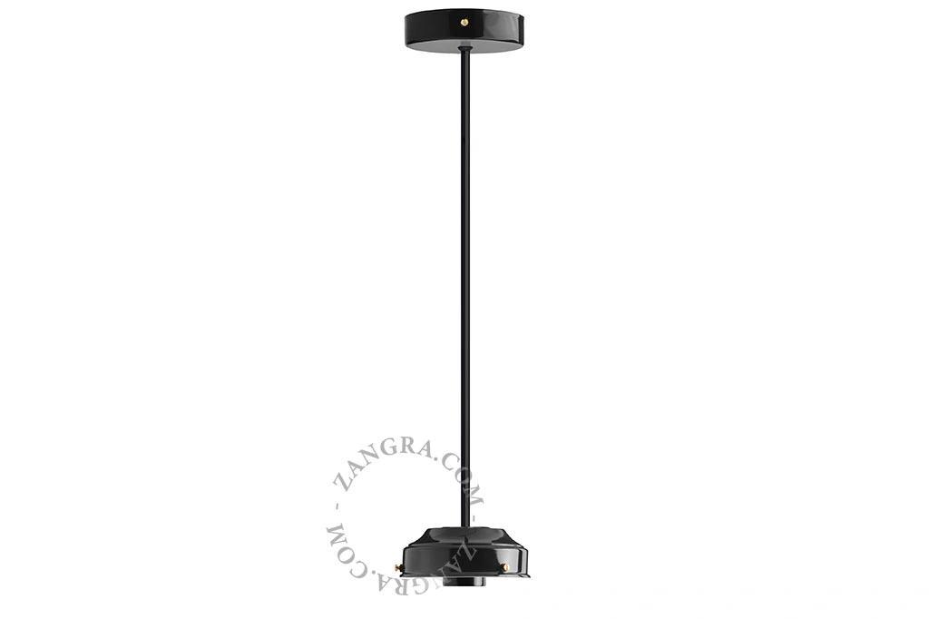 sort loftslampe