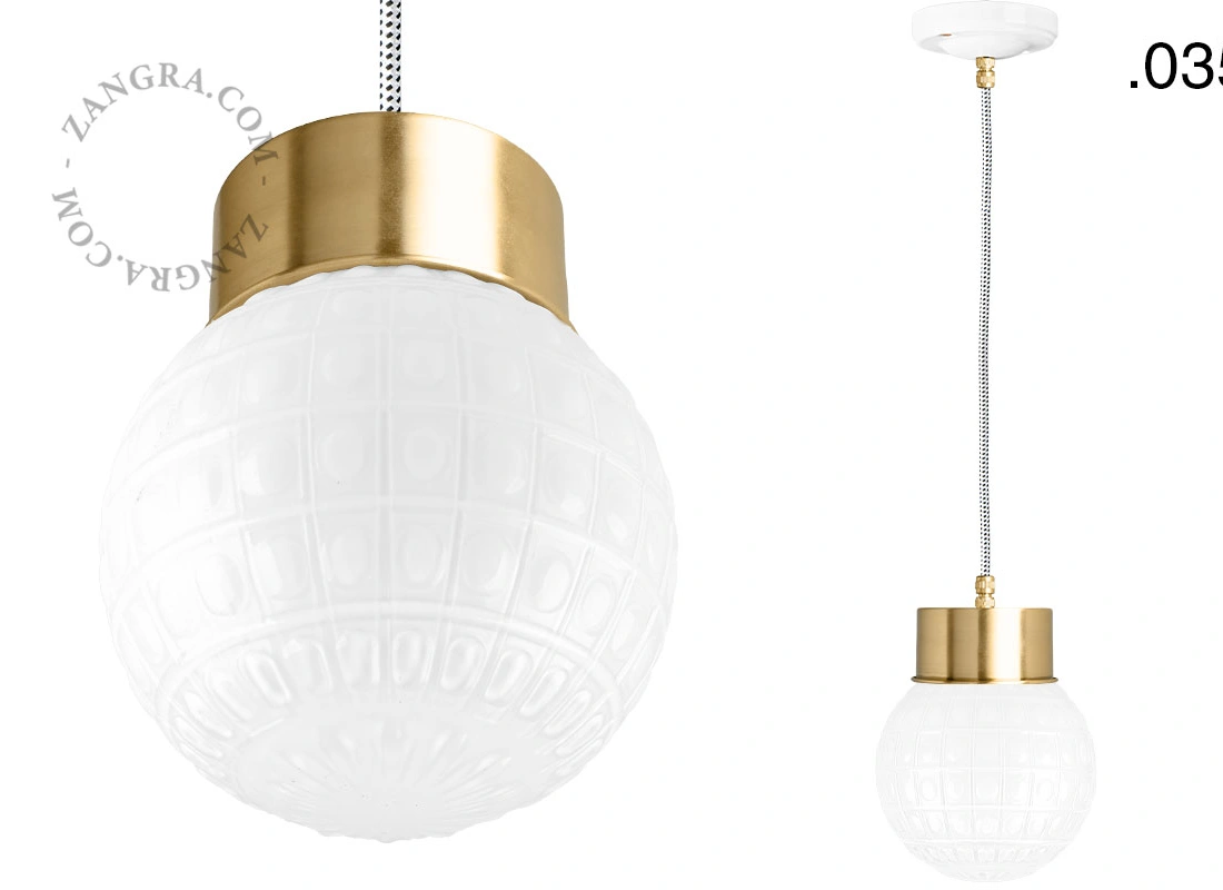 brass pendant light Celestine