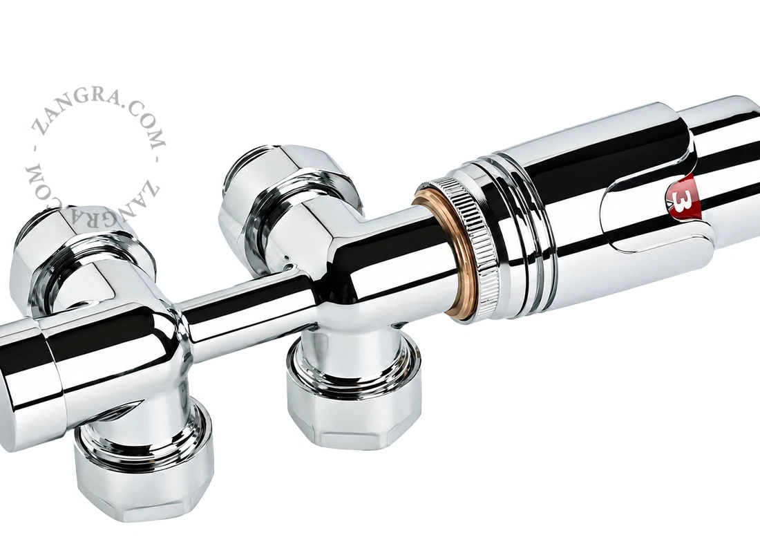 Thermostatic Radiator Valve Set - 1/2" x 16mm