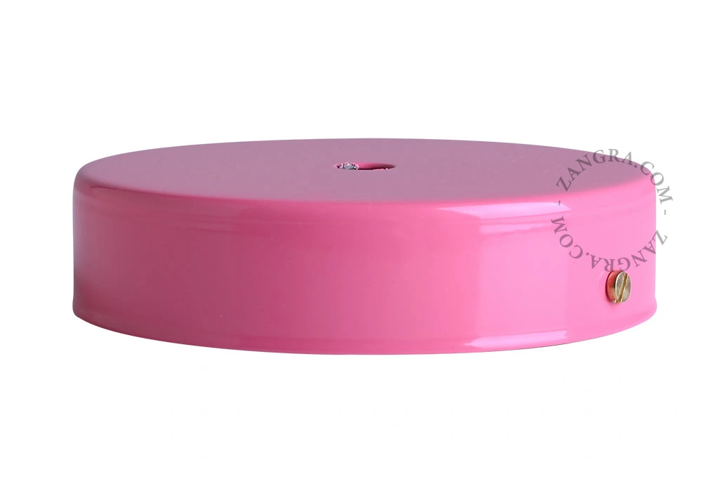 roseta de teto rosa