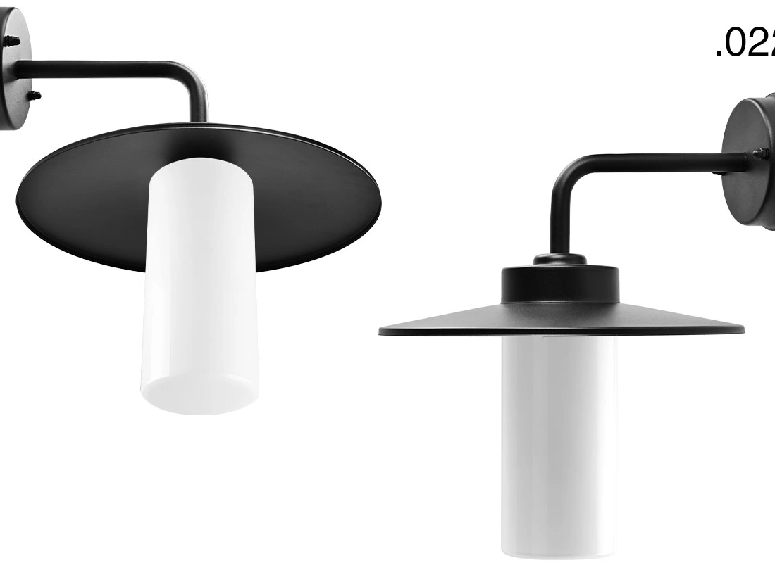 black wall light Eduardo - IP54