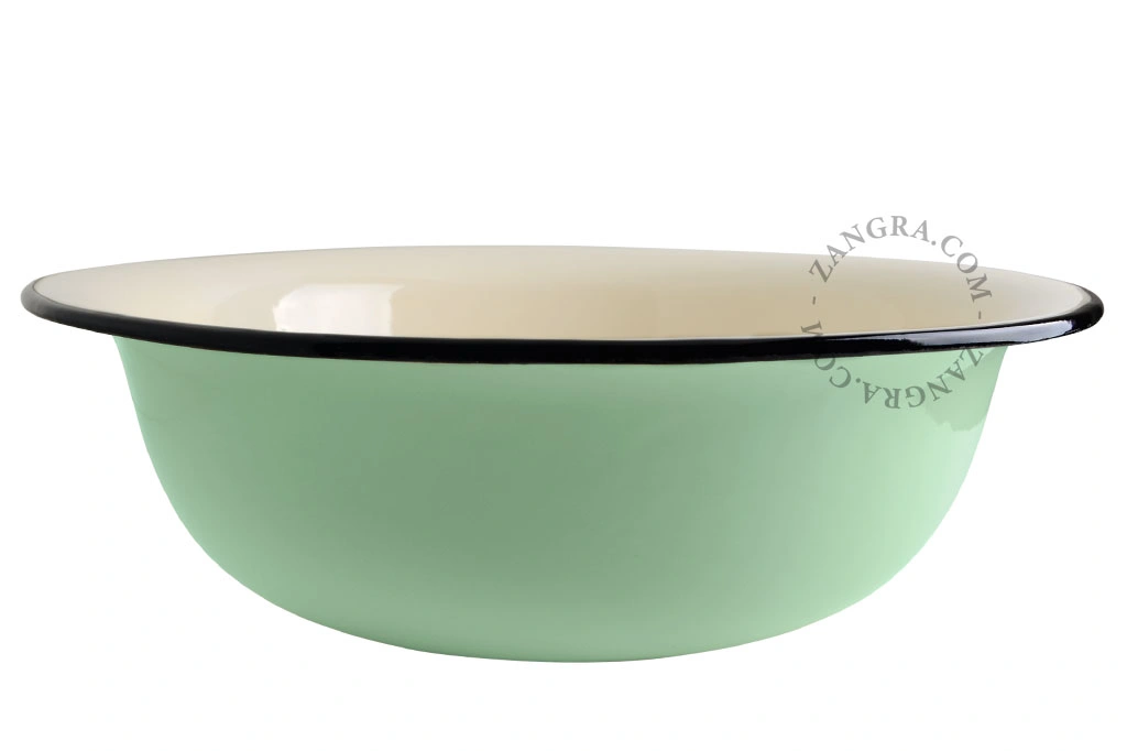 barreño esmaltado Ø 40 cm - menta
