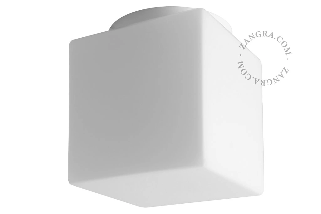 lámpara de baño o exterior de vidrio soplado - Ø 18,4cm - IP44