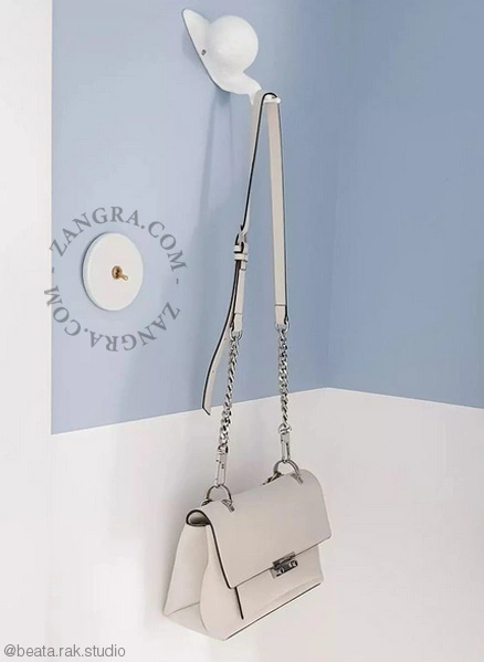 interrupteur en porcelaine blanche va-et-vient ou simple - levier en laiton